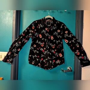 Denim & Flower Ricky Singh cotton floral Button Shirt long sleeve for men